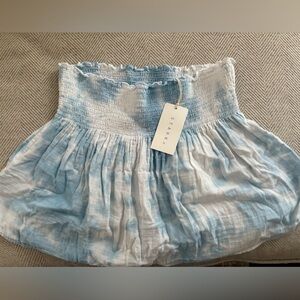 Stark Blue and White Women's Skirt